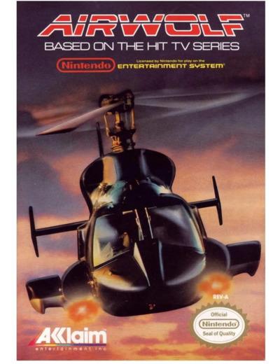 Console Nintendo Airwolf Nintendo NES