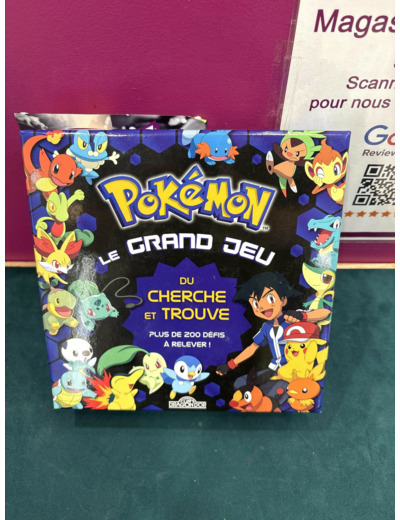 Jeu Les Pokémon - avec 200 cartes et 10 planches : Pokémon - Le grand jeu du Cherche et Trouve