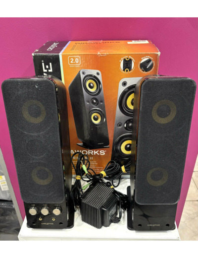 Enceintes Creative GigaWorks T40 Series II - Enceintes Multimédia PC 16 watts RMS par Canal (2 canaux)