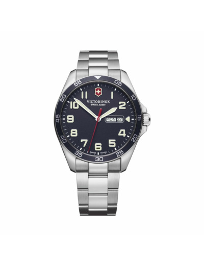 Montre Victorinox FieldForce, cadran bleu, 42mm