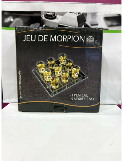 Jeu de Morpion à boire (shot)