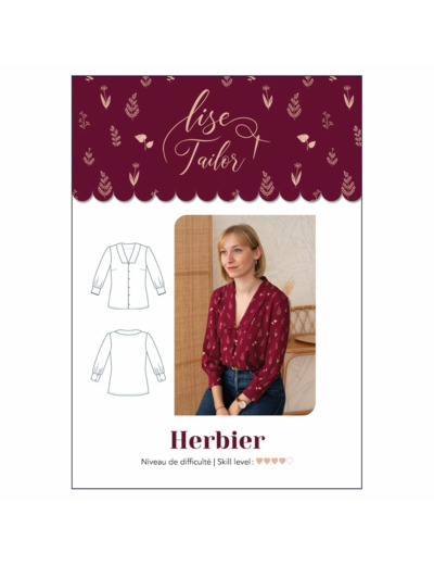 Lise Tailor – Patron Femme Chemisier "Herbier" du 34 au 48