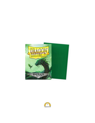 Sleeves Dragon Shield Matte : Emerald