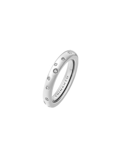Bague Chimento Forever Brio en or blanc et diamant 0.14ct