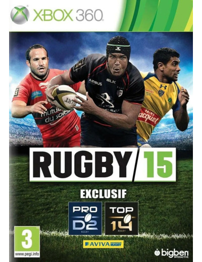 Jeu XBox 360 Rugby 15