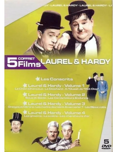 Dvd Coffret Laurel Hardy 5