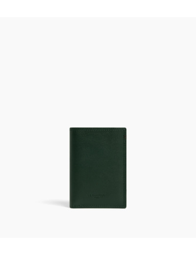 Porte cartes vertical Martin en cuir lisse