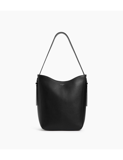 Sac hobo moyen modèle Céleste en cuir lisse