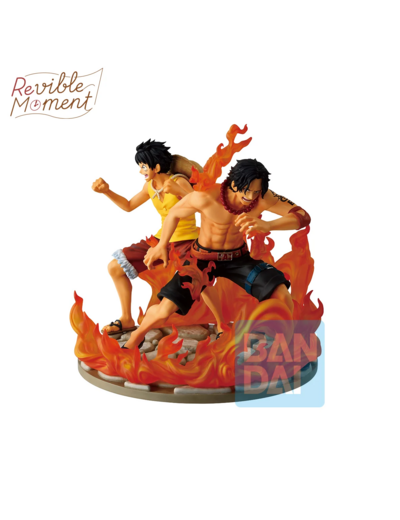 [FIGURINE] ONE PIECE - Ace & Luffy - Figurine Dramatic Memories 15cm
