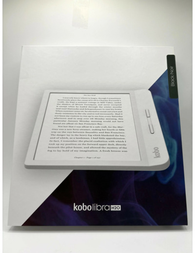 Kobo Libra H2O - Lecteur eBook - 8 Go - 7" E Ink Carta (1680 x 1264) - écran tactile - Wi-Fi - noir