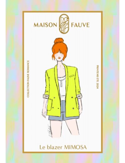 Maison Fauve - Patron Couture Blazer "Mimoza" du 34 au 52