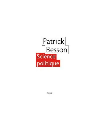 Livre Science politique