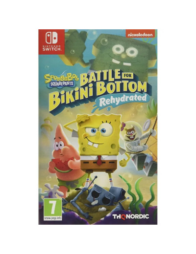 Jeu Switch Spongebob Squarepants Battle For Bikini Bottom Rehydrated