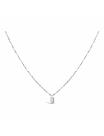 Collier Sarlane Etincelle en or blanc et diamant