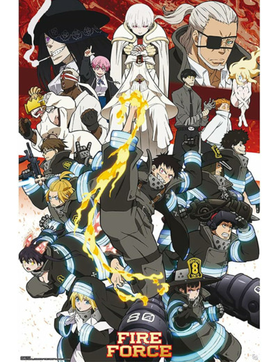 FIRE FORCE Poster Key art saison 2