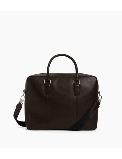 Porte documents 15" Marceau en cuir huilé moyen modèle