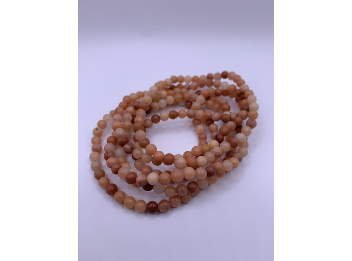 Bracelet en Aventurine rouge