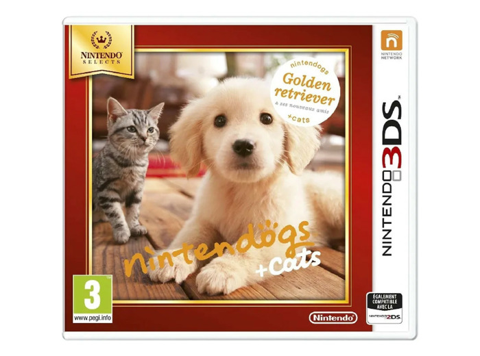 Jeu 3ds Nintendo Nintendogs Cats Golden
