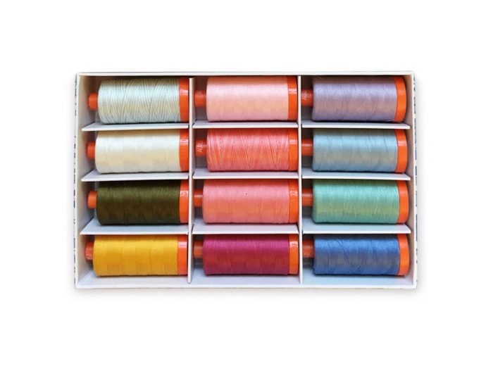 Liberty London – Coffret Collector "The English Garden" 12 Bobines par Aurifil