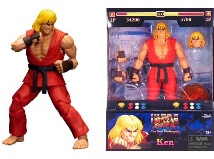 [FIGURINE] Street Fighters 2 - Jada Toys - Ken 15cm