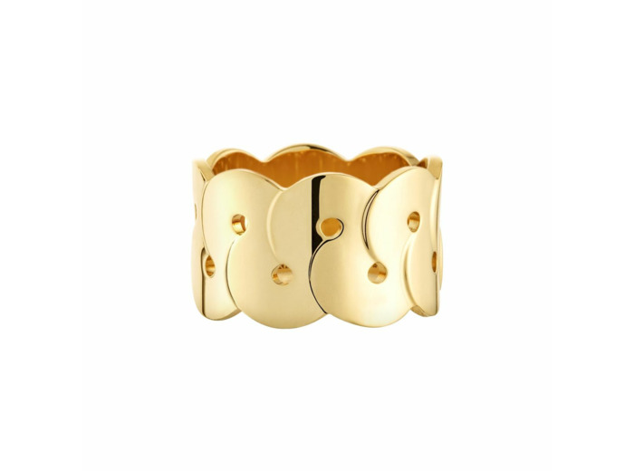 Bague ruban Arthus Bertrand Enlacé or jaune T 56