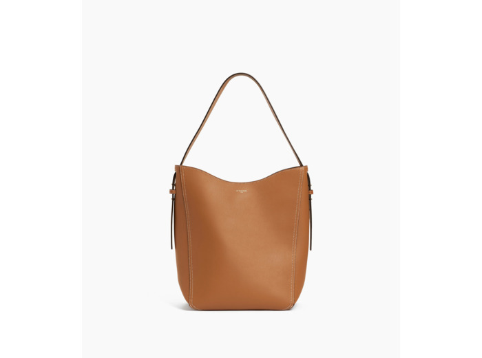 Sac hobo moyen modèle Céleste en cuir lisse