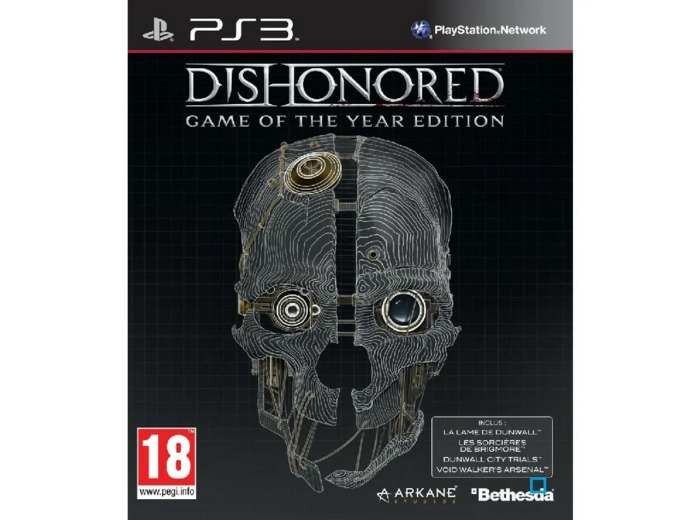 Jeu Ps3 Dishonored Game Of The Year Edition
