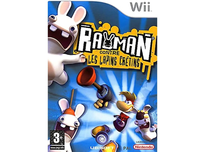 Jeu Wii Rayman contre les Lapins Crétins + The Lapins Crétins : Retour vers le Passé