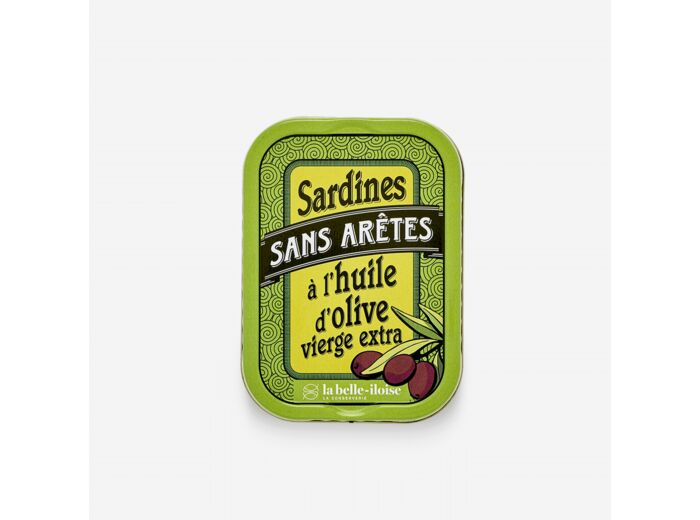 Sardines sans arêtes à l'huile d'olive 115g