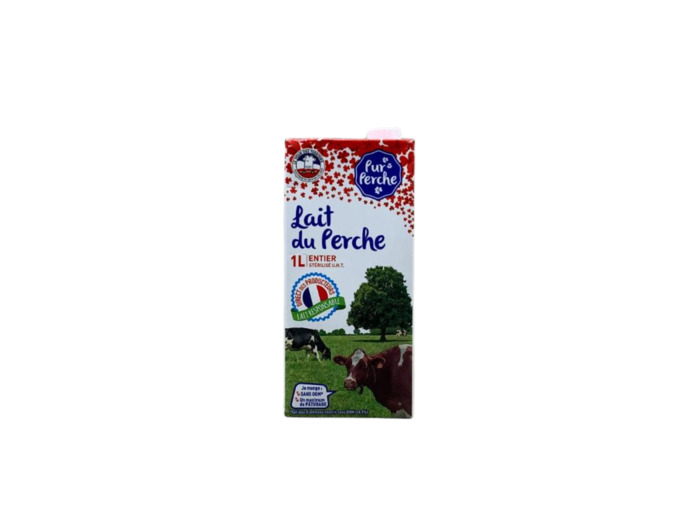 Lait entier UHT 1L