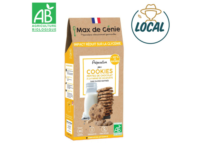 Préparation pour cookies aux pépites de chocolat et cacahuète