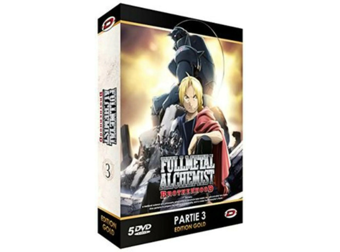 Dvd Fullmetal Alchemist : Brotherhood - Partie 3 - Edition Gold (5 DVD)