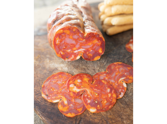 Soppressata, salami au fenouil pimenté