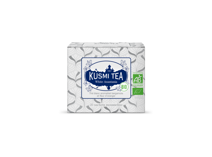 Mélanges Historiques Blancs White Anastasia Bio - Etui 20 sachets mousseline - 40gr