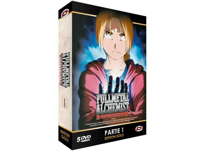 Dvd Fullmetal Alchemist : Brotherhood - Partie 1 - Edition Gold (5 DVD + Livret)