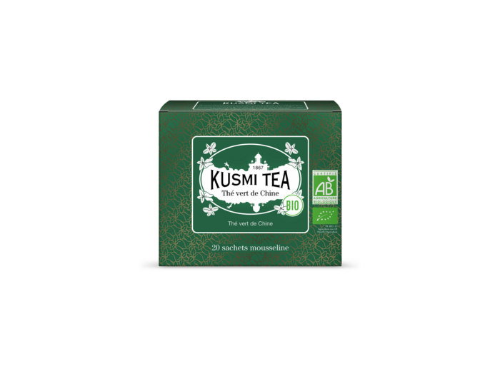 Thés Natures Verts Thé vert de Chine Bio - Etui 20 sachets mousseline - 40gr