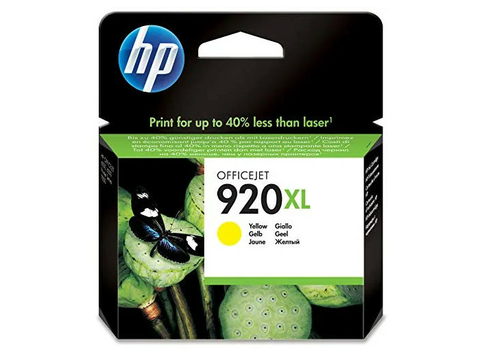 HP 920XL Cartouche d'encre Jaune Authentique pour HP