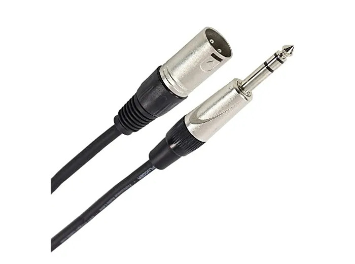 Câble XLR Mâle 3b - Jack Mâle Stéréo 3m Easy