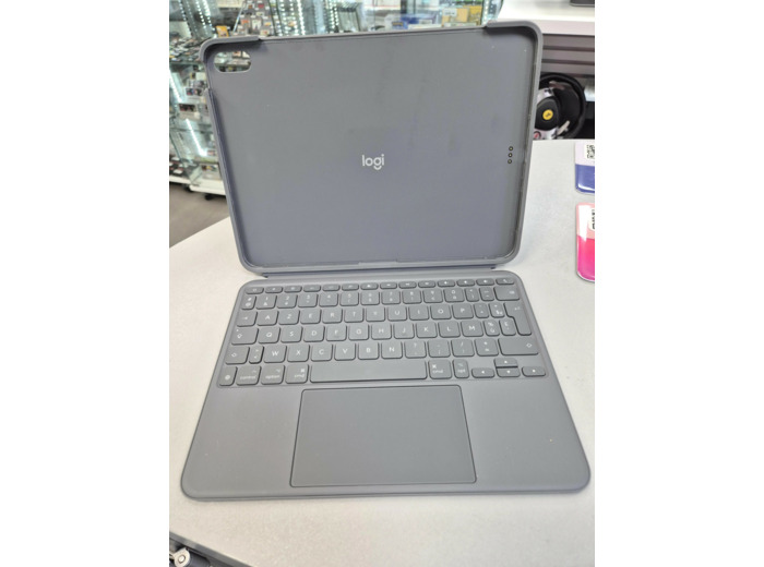 Etui clavier Logitech Combo Touch Gris pour iPad Air 11" (M2 et M3)