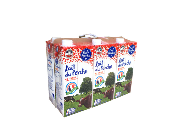 Lait entier UHT x 6L