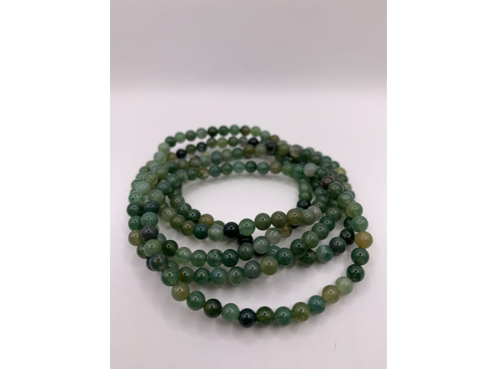 Bracelet Agate mousse