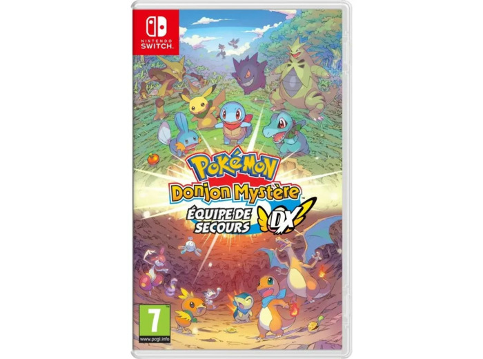 Jeu Switch Pokemon Donjon Mystère Equipe de Secours DX (mystery dungeon rescue team DX)