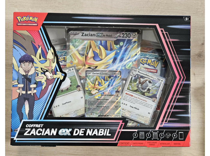 Coffret Pokémon Zacian-ex de Nabil
