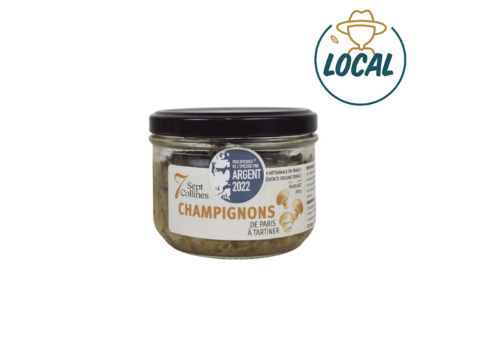 Champignons de Paris à Tartiner - Les 7 collines