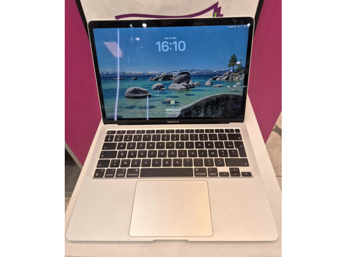 Ordinateur Portable Apple MacBook Air MGN63FN/A - Fin 2020 - 13.3' M1 8 Go RAM 256 Go SSD Gris sidéral AZERTY