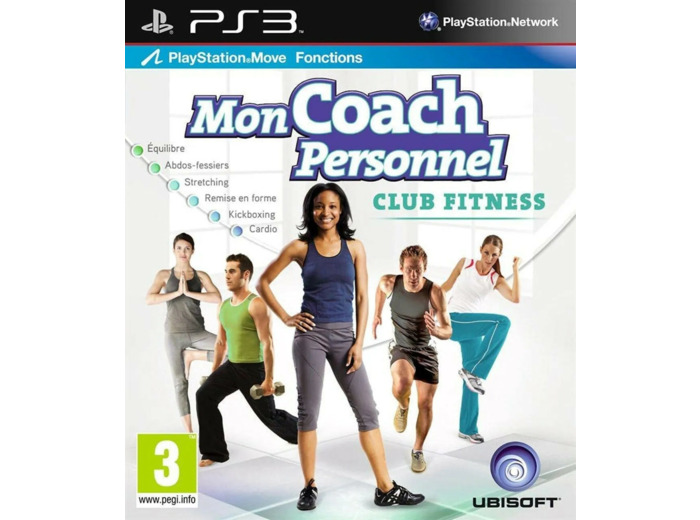 Jeu PS3 Mon coach personnel : club fitness (jeu PS Move)
