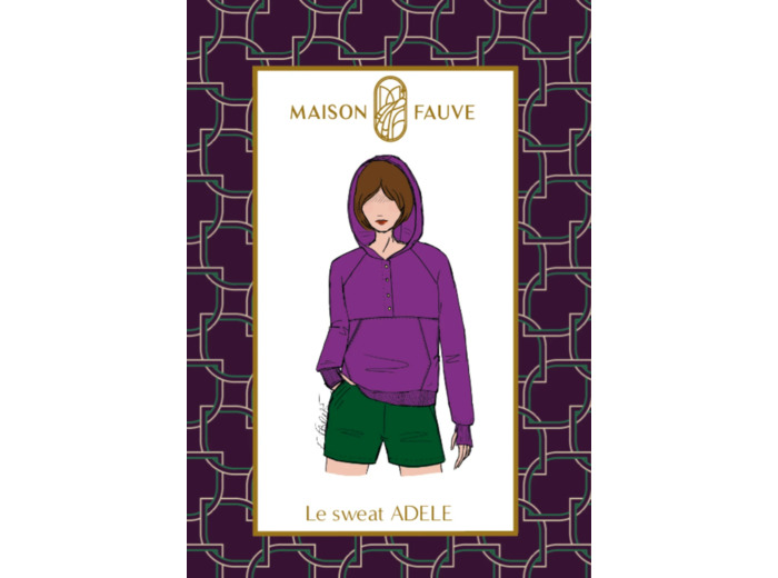 Maison Fauve - Patron Couture Femme Sweat "Adèle" du 34 au 52