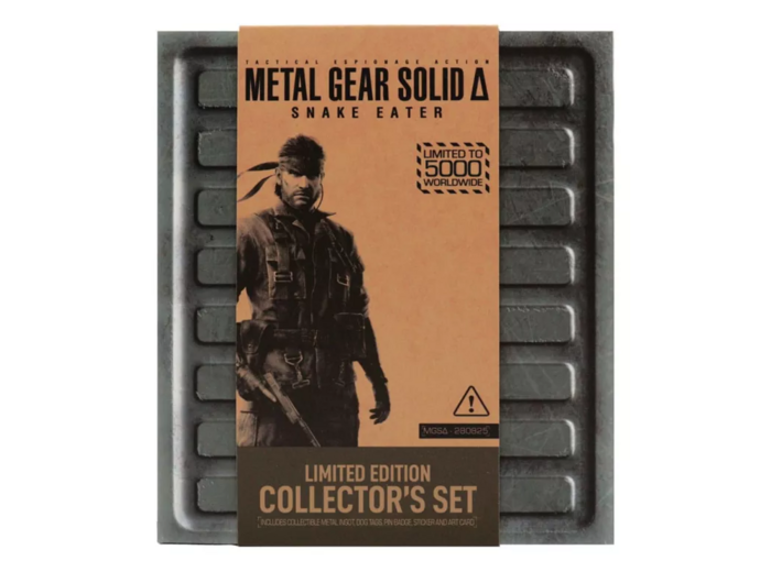 [COFFRET] METAL GEAR SOLID - Limited edition collector's set - Solid snake