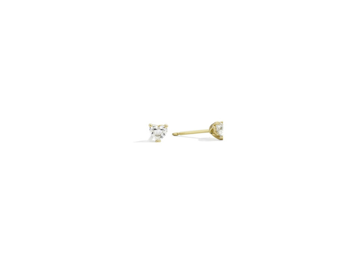 Boucles d'oreilles Recarlo Anniversary Love en or jaune et Diamant 0.31ct