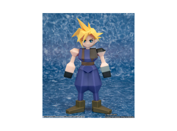 [Figurine] Final Fantasy VII figurine Polygon Cloud Strife 15 cm